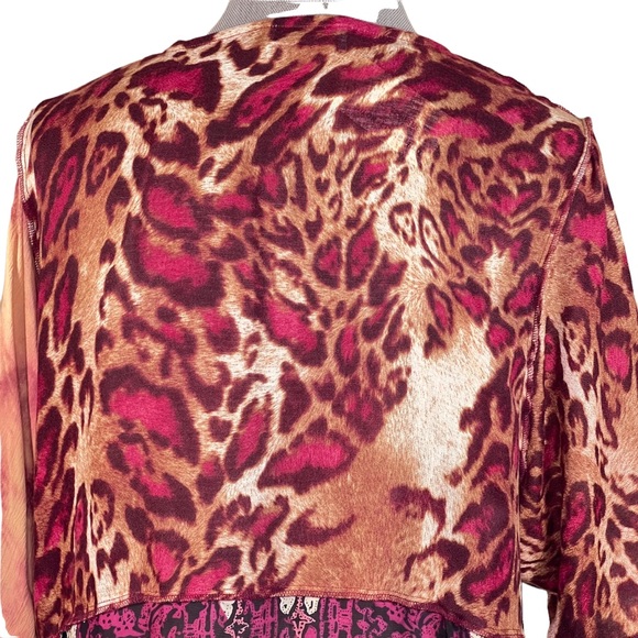 Sterling Styles Women’s Animal Tribal Print Tunic Button Front Top 1X - Picture 5 of 16